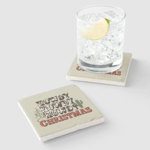 Posavasos De Piedra Regalo de Navidad de la familia de la fiesta de Na