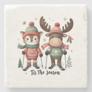 Posavasos De Piedra Regalo De Navidad Es La Temporada