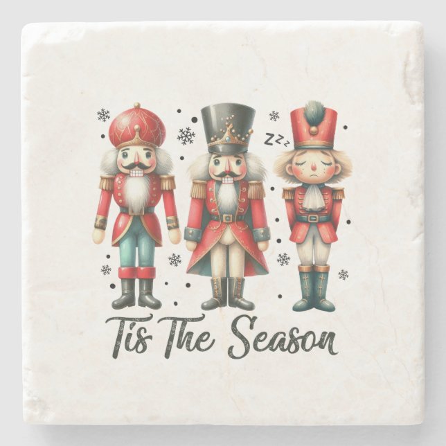 Posavasos De Piedra Regalo de Navidad Esta Temporada (Anverso)