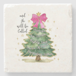 Posavasos De Piedra Regalo De Navidad Y Se Le Llamará Feliz Navidad