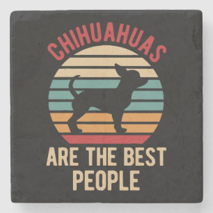 Posavasos De Piedra Regalo de perros chihuahua divertidos