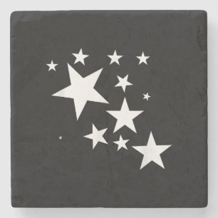 Posavasos De Piedra Regalo de vestuario de diseño de estrellas de estr