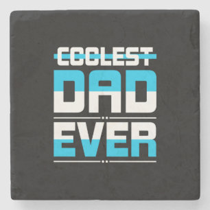 Posavasos De Piedra Regalo del Día del Padre El Papá Más Genial de T