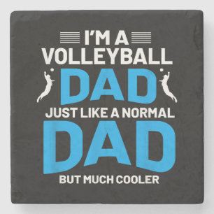 Posavasos De Piedra Regalo Divertido de Voleibol para Papás y Hombres