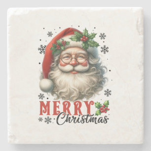 Posavasos De Piedra Regalo navideño Feliz Navidad