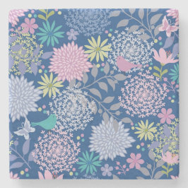 Posavasos De Piedra Regalo navideño Floral 60 cumpleaños