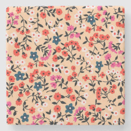 Posavasos De Piedra Regalo navideño lindo flor sin problemas