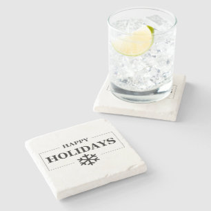 Posavasos De Piedra Regalo personalizado de Navidad Feliz Navidad