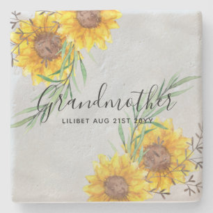 Posavasos De Piedra Regalos de GRANDMA - Personalización del tema del