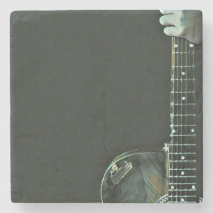 Posavasos De Piedra Regalos de guitarrista de Bass
