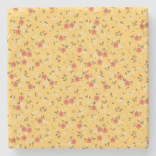 Posavasos De Piedra Regalos De Navidad Floral Y Hardy (Anverso)