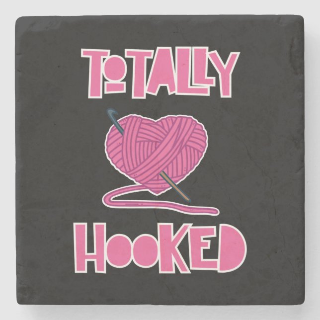 Posavasos De Piedra Regalos de punto de crocheting (Anverso)