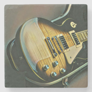 Posavasos De Piedra Regalos para guitarrista