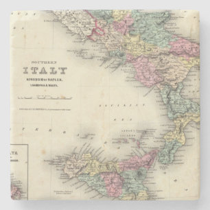 Posavasos De Piedra Reino meridional de Italia de Nápoles