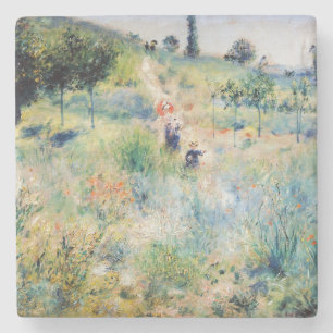 Posavasos De Piedra Renoir - Camino que conduce a través de hierba alt