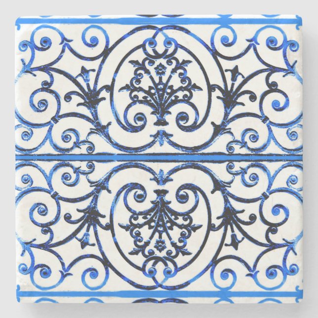 Posavasos De Piedra Resaltar hierro (Anverso)