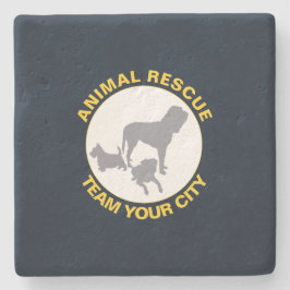 Posavasos De Piedra Rescate animal