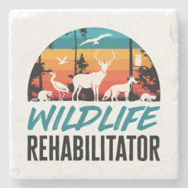 Posavasos De Piedra Rescate para rehabilitación de vida silvestre