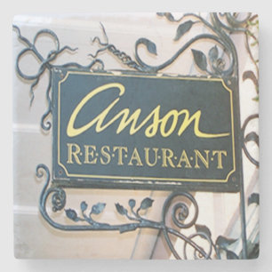 Posavasos De Piedra Restaurante Charleston, Sc. de Anson