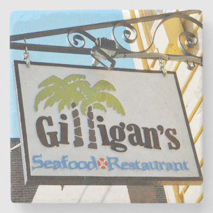 Posavasos De Piedra Restaurante Charleston, SC. de los mariscos de