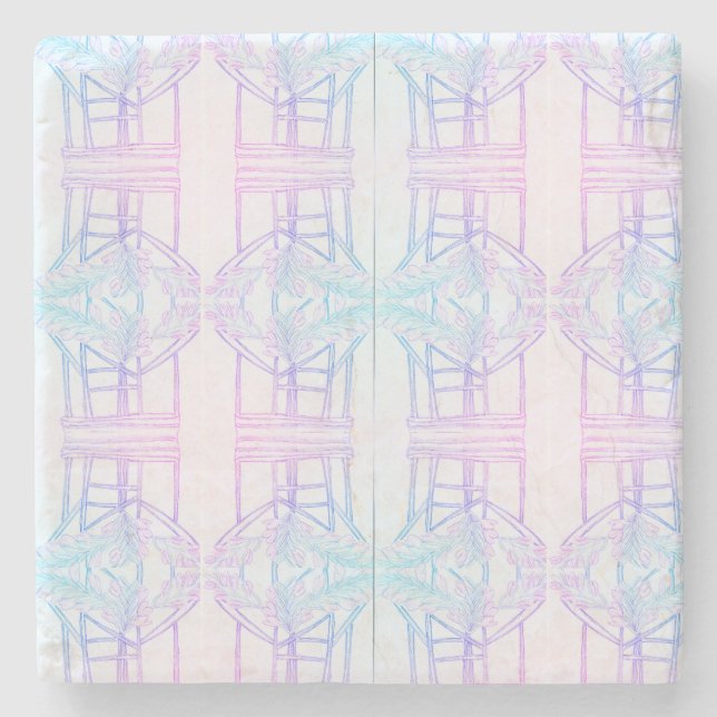 Posavasos De Piedra Resumen de entrelazamiento  (Anverso)