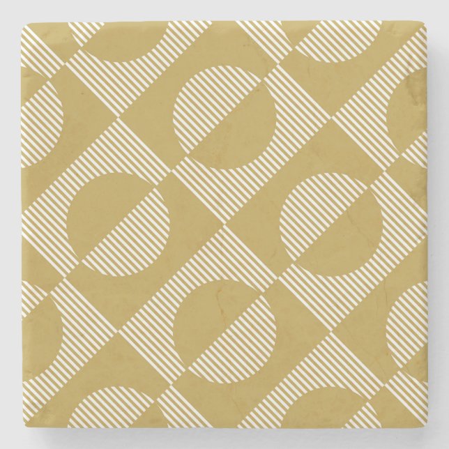 Posavasos De Piedra Resumen de la infiltración geométrica sin soldadur (Anverso)