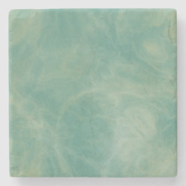 Posavasos De Piedra resumen de mármol verde  