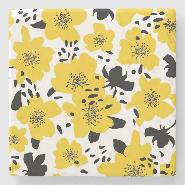 Posavasos De Piedra Resumen de regalo de Navidad sin problemas con flo (Anverso)