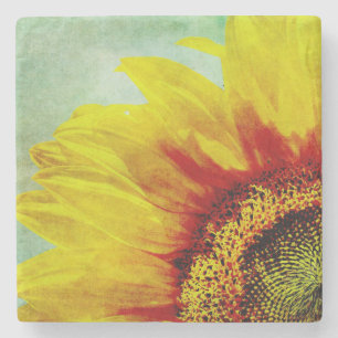 Posavasos De Piedra Resumen Girasol