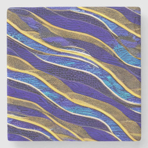 Posavasos De Piedra Resumen Olas fracturadas de la capa marina 33