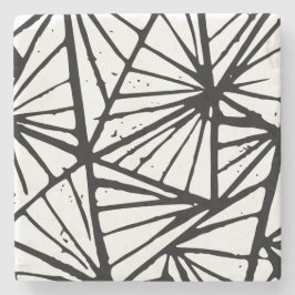 Posavasos De Piedra Resumen Triángulos Lino Imprimir escayola de piedr