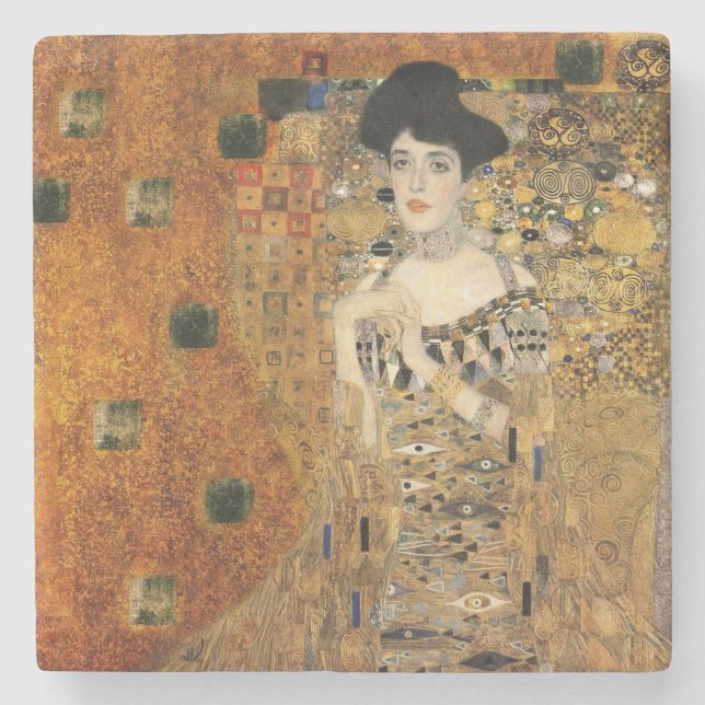 Posavasos De Piedra Retrato de Adele Bloch-Bauer de Klimt (Anverso)