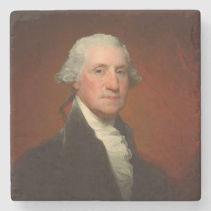 Posavasos De Piedra Retrato de George Washington