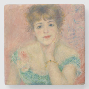 Posavasos De Piedra Retrato de la actriz Jeanne Samary, Auguste Renoir