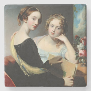 Posavasos De Piedra Retrato de las hermanas de McEuen, después de 182