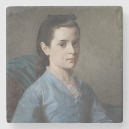 Posavasos De Piedra Retrato de un Chica elegante (por Leloir)