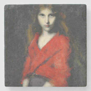 Posavasos De Piedra Retrato de una chica joven, el Shiverer