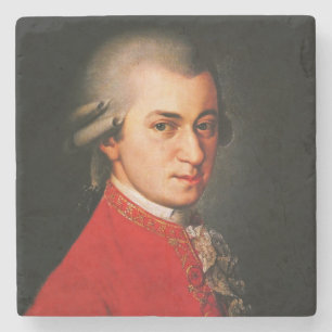 Posavasos De Piedra Retrato de Wolfgang Amadeus Mozart