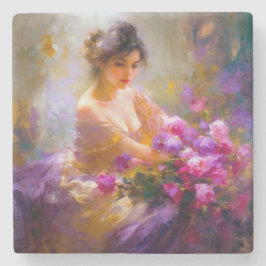 Posavasos De Piedra Retrato sensual