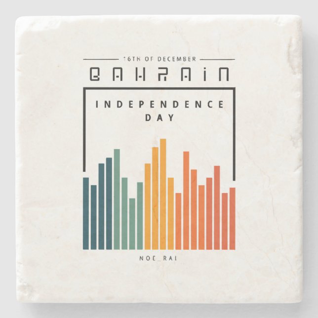 Posavasos De Piedra Retro bahrain (Anverso)