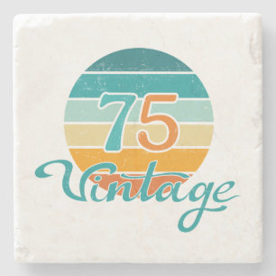 Posavasos De Piedra Retro Sunset 75 Vintage Distressed