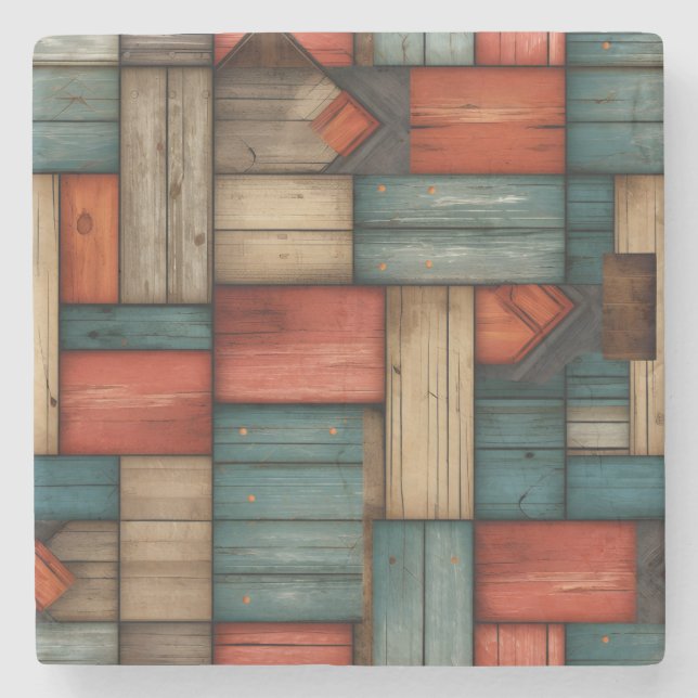 Posavasos De Piedra Retro Western Coaster (Anverso)