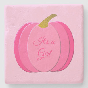 Posavasos De Piedra Revelación de género de la Personalizado de calaba