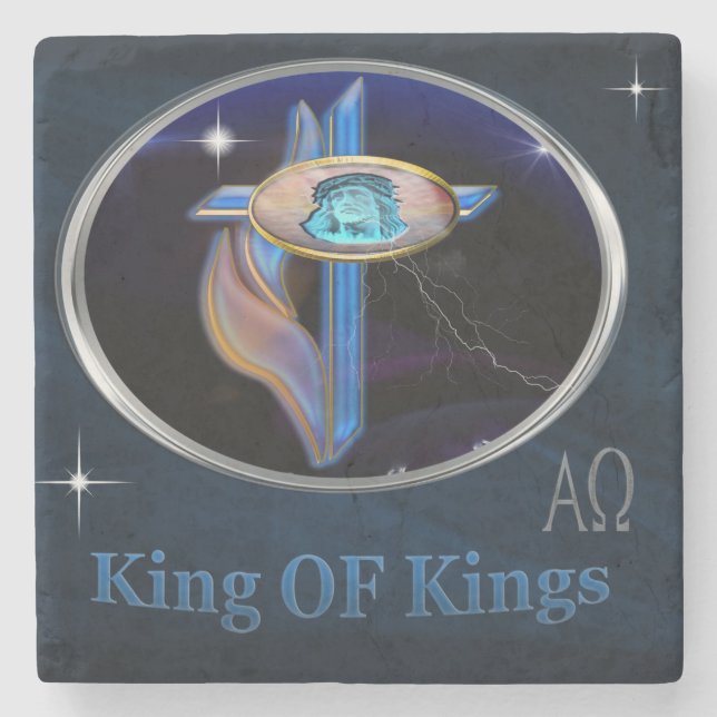 Posavasos De Piedra Rey de Reyes (Anverso)