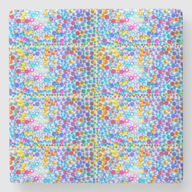 Posavasos De Piedra Rhine Stone Coaster (Anverso)