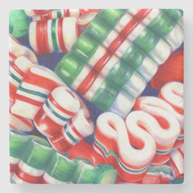 Posavasos De Piedra RIBBON CANDON Marble Stone Coaster (Anverso)