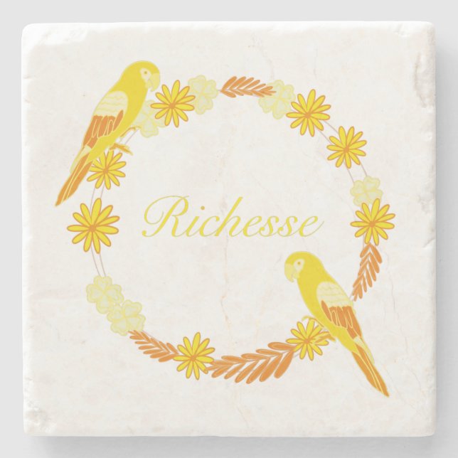 POSAVASOS DE PIEDRA RICH (Anverso)