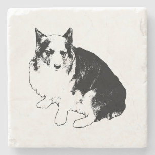Posavasos De Piedra Rim Corgi