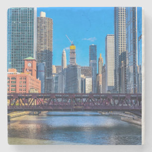 Posavasos De Piedra Río Chicago