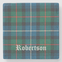 Posavasos De Piedra Robertson, Robertson Scottish Tartan, Robertson
